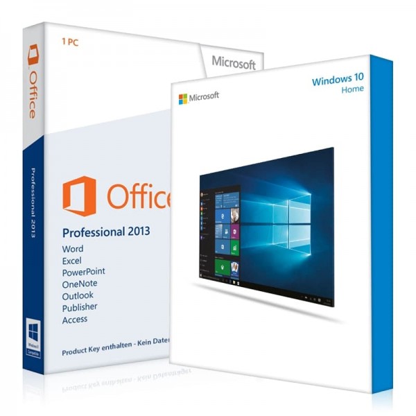 Windows 10 Home + Office 2013 Professional