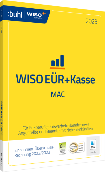 WISO EÜR & Kasse:Mac 2023