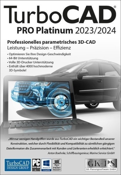TurboCAD PRO Platinum 2023/2024