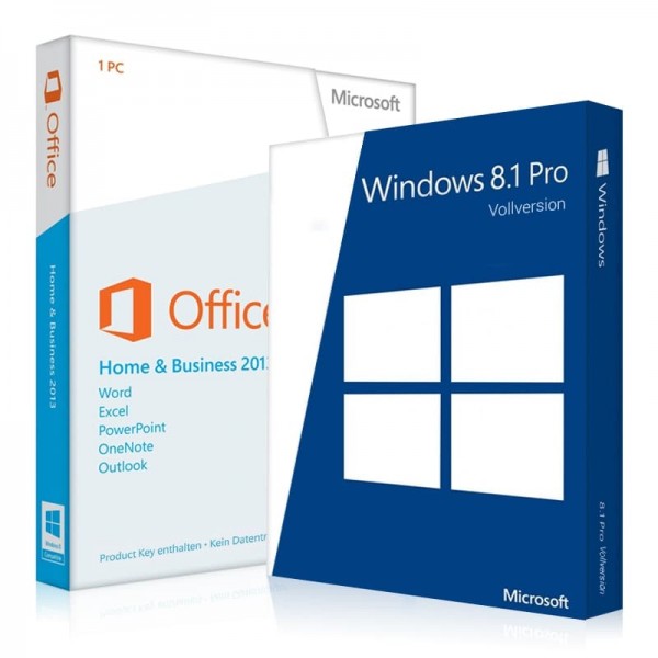 Windows 8.1 Pro + Office 2013 Home & business