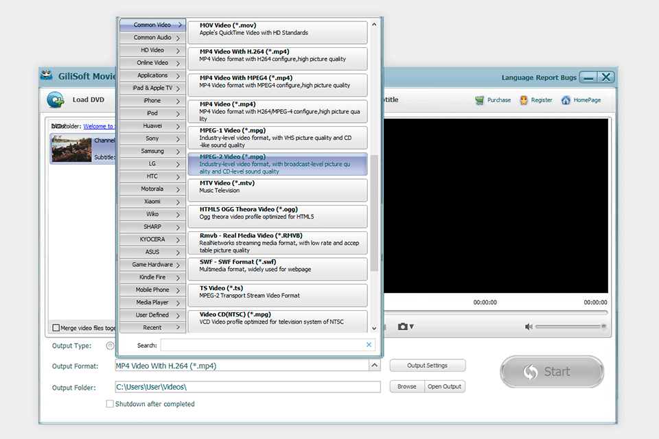 gilisoft-movie-dvd-to-digital-converter-interface