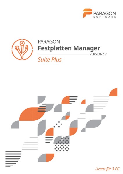 Paragon Festplatten-Manager 17 Suite (Plus) für 3-PCs