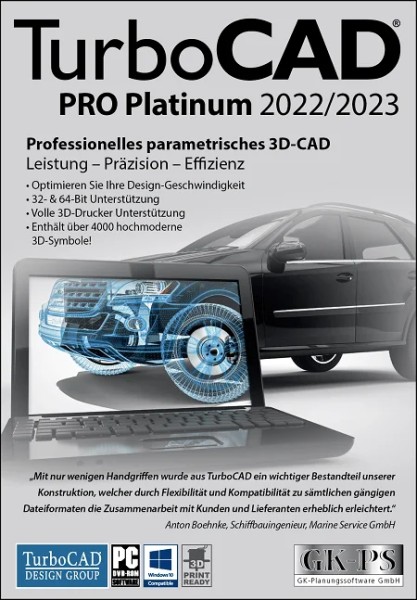 TurboCAD PRO Platinum 2022/2023