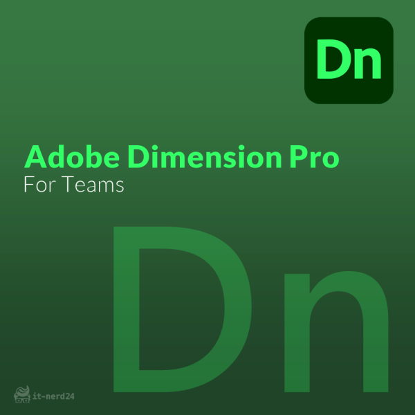 Adobe Dimension Pro für Teams