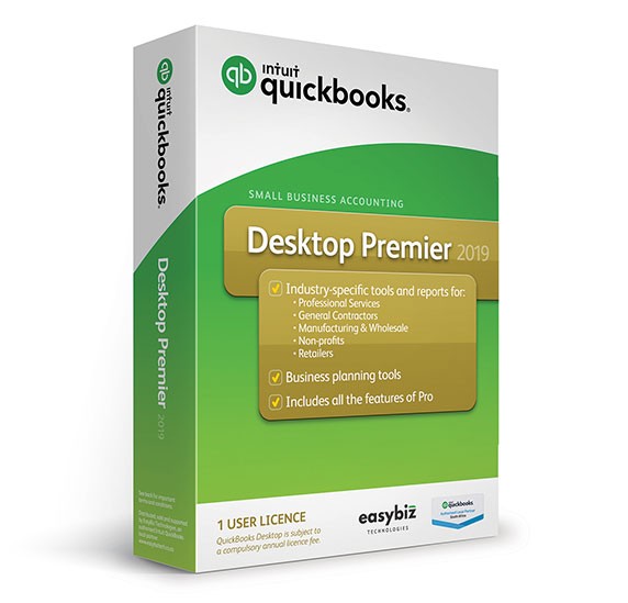 Intuit QuickBooks Desktop Premier Accountant Edition 2019 für Windows