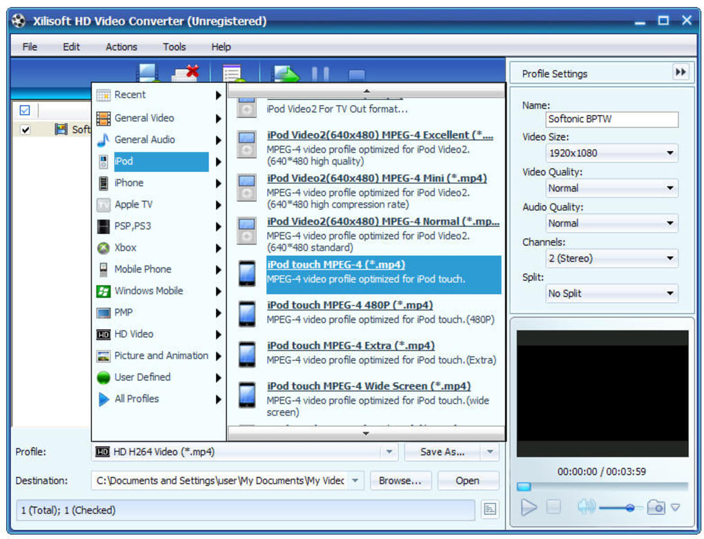 xilisoft-hd-video-converter-screenshot